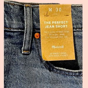 Madewell Jean Shorts NEW with tags W30